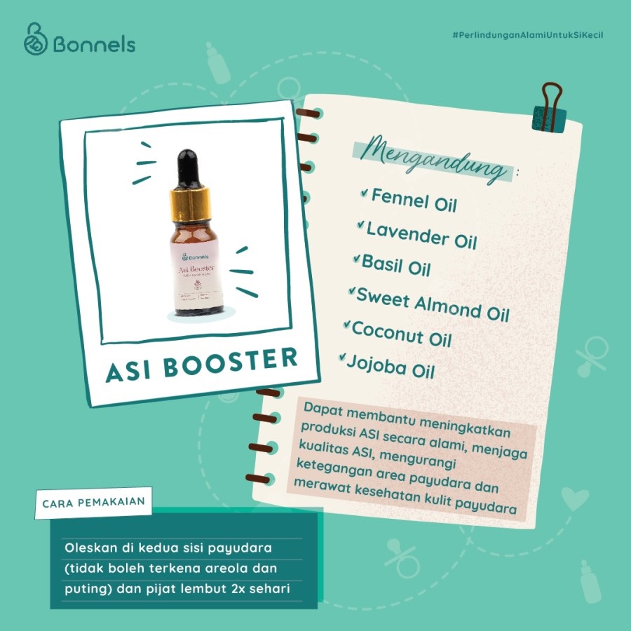 Bonnels Essential Oil Lactamaso 15ml Minyak Esensial Untuk Menjaga Kualitas Asi