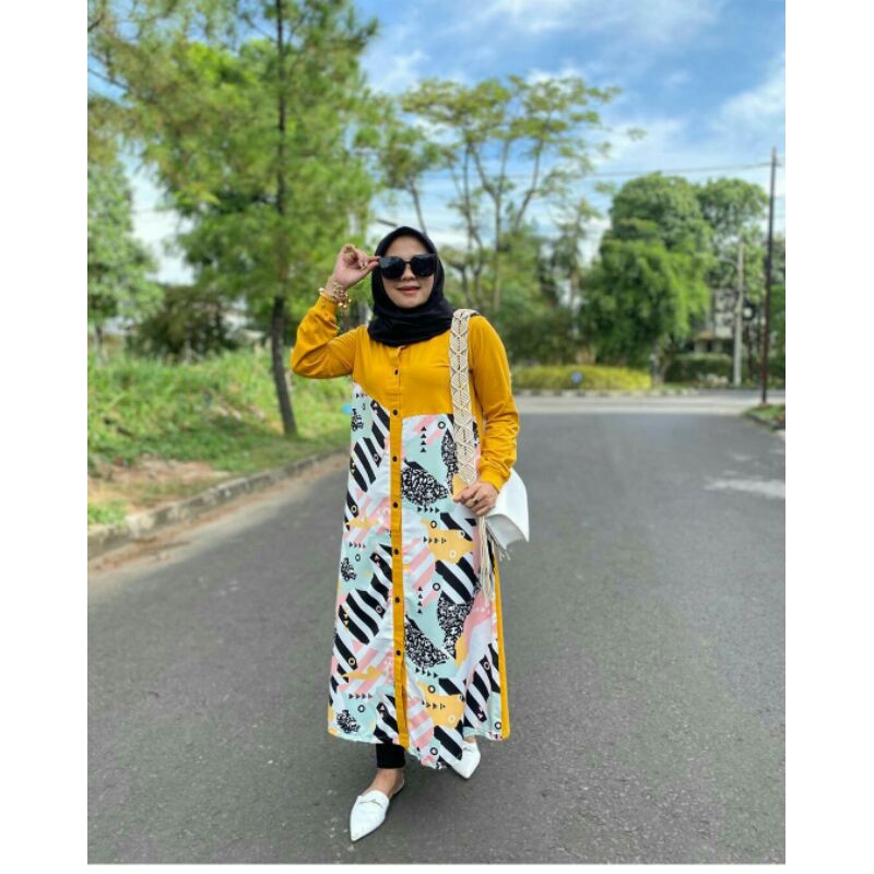 Fashion long tunik ZOLAQU 100% ORI
