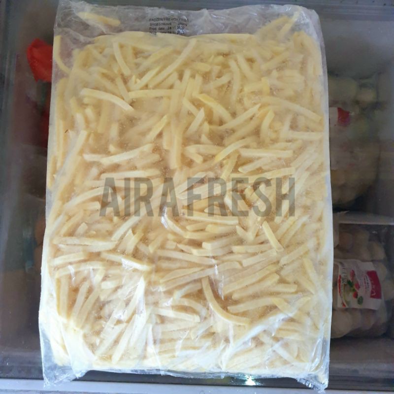 

KENTANG GORENG BEKU SHOESHTRING 2,5KG /KENTANG SHOESTRING 2,5KG / KENTANG BEKU FROZEN FOOD