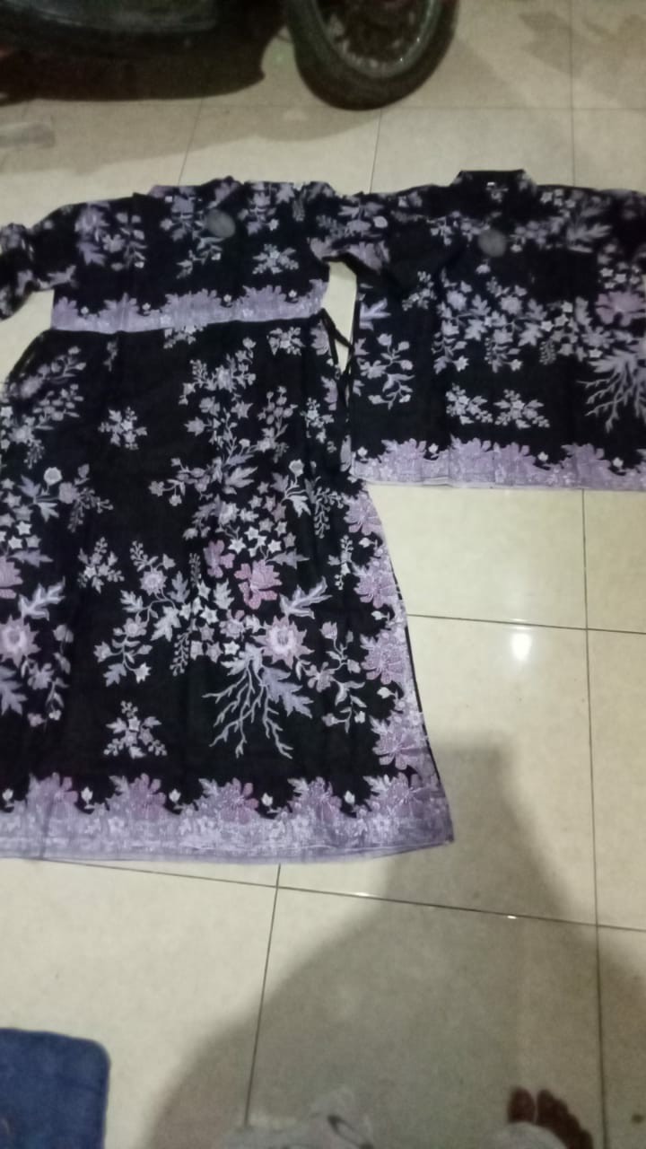 Baju Batik Couple Gamis Batik Motif Cibulan Seragam Batik Couple Batik Pekalongan Terbaru