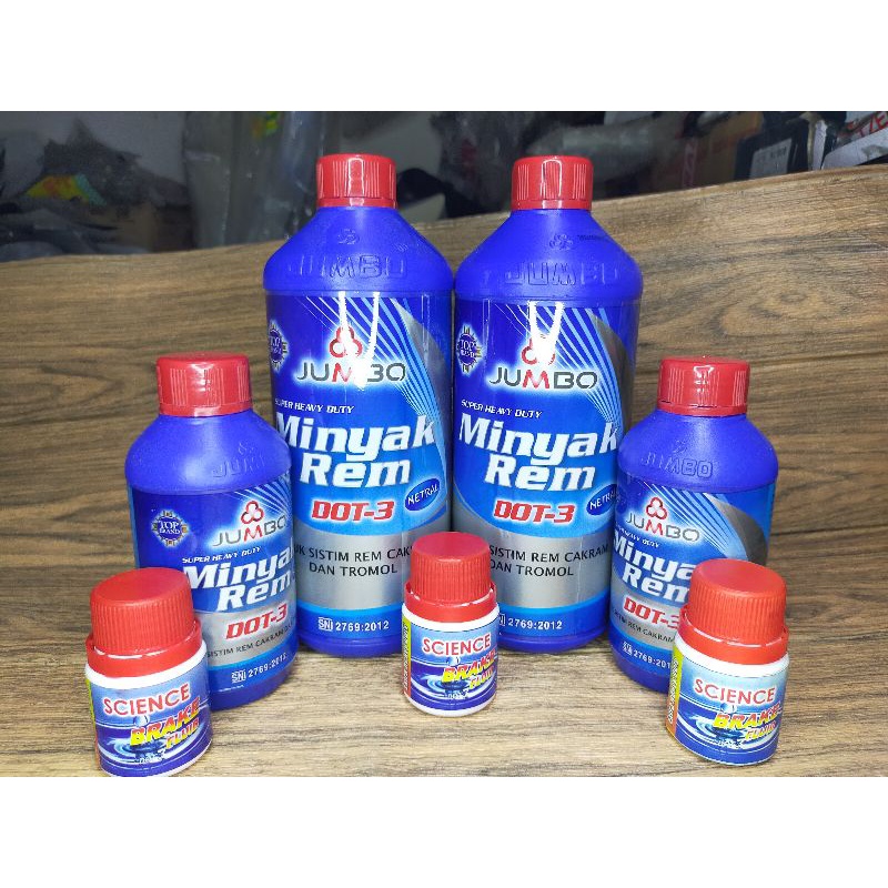 Minyak Rem Jumbo Dot-3 minyak rem motor minyak rem mobil