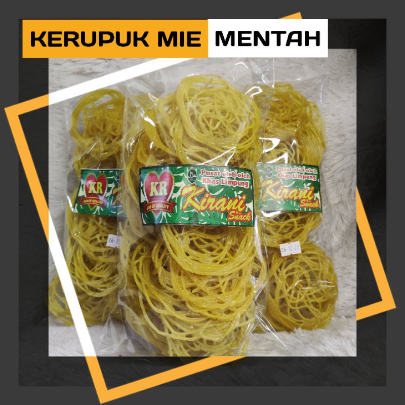 

KERUPUK MIE BUMBU MENTAH TINGGAL GORENG 400gr