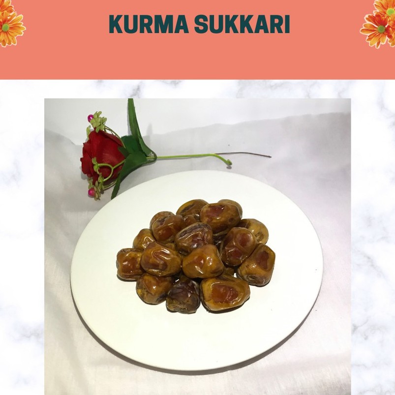 

(READY) Kurma Sukkari Kurma Arab Asli 3 kg