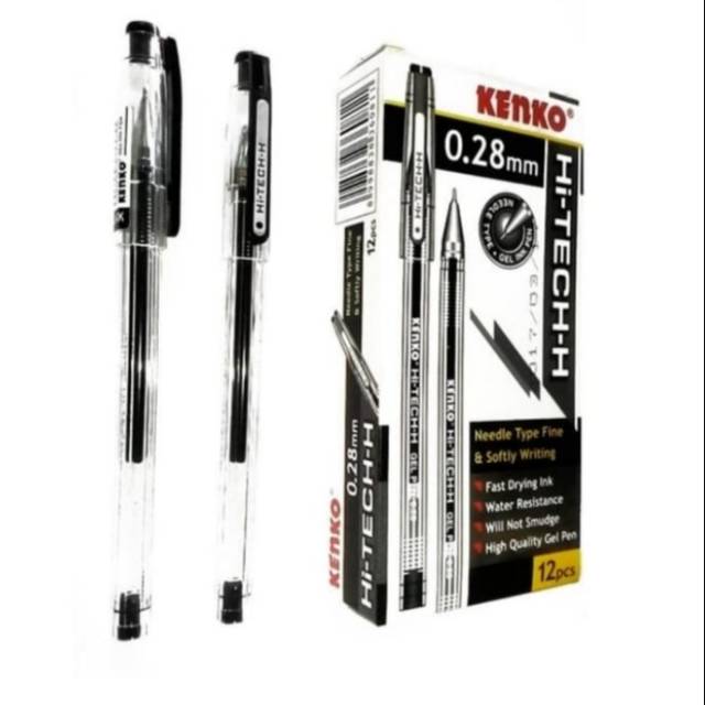 

Pulpen Kenko Gel Pen Hi-Tech-H 0.28mm