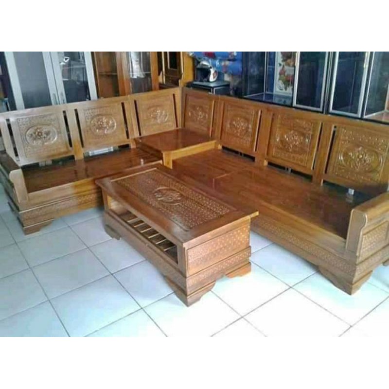 KURSI TAMU, KURSI SUDUT, KURSI MINIMALIS, KURSI SUDUT JATI, KURSI SUDUT MURAH