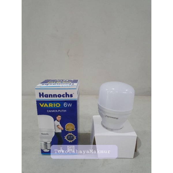 Lampu LED Bohlam Vario 6w 6watt Hannochs CoolDayLight