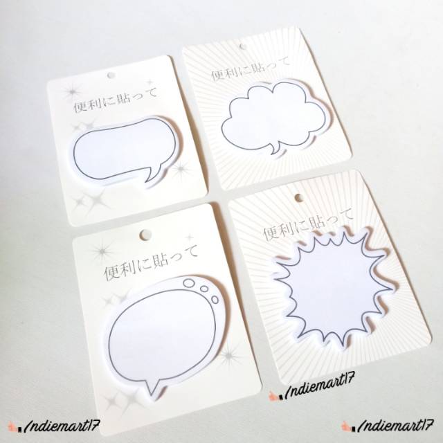 

note notes tempel bubble chat buble baloon shock percakapan catatan memo sticky catatan sticker