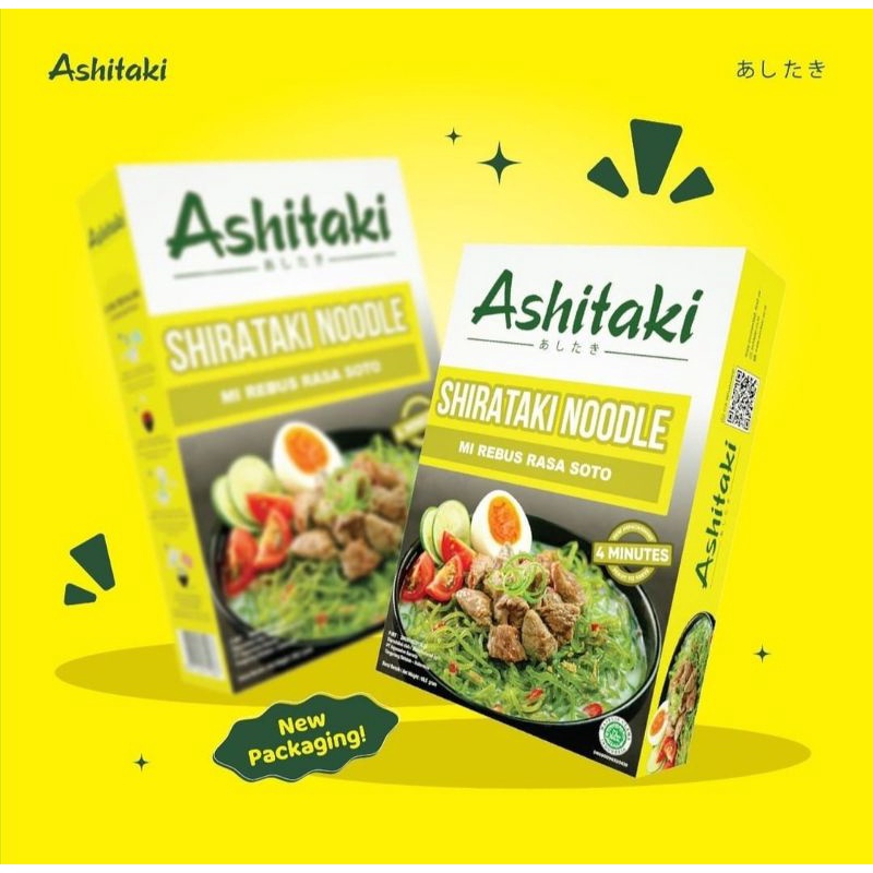 

Ashitaki Mi Rebus Rasa Soto| Shirataki Noodle | Ashitaba| Porang