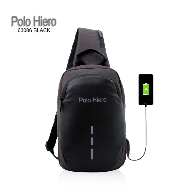ORIGINAL POLO HIERO 63006 Tas Pria Tas Selempang Pria Tas waistbag pria Tas polo hiero Tas original