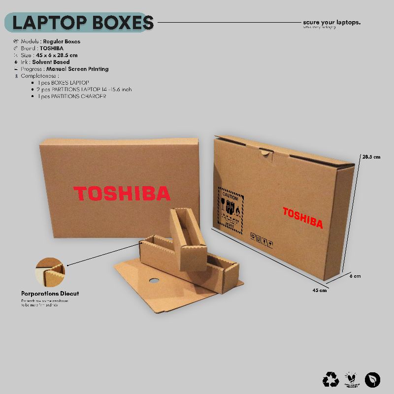 

Kardus Dus Box Tempat Kotak Laptop TOSHIBA