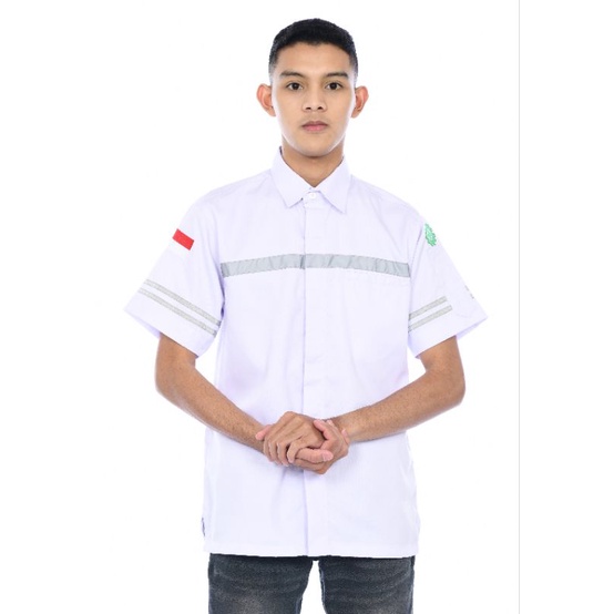 Atasan baju wearpack Baju Kerja murah seragam kantor karyawan pabrik lapangan komunitas teknisi