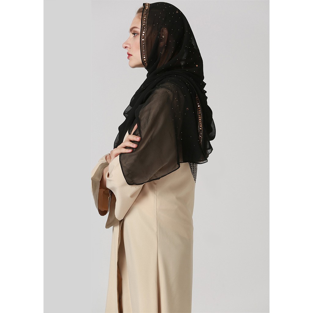 Elegant adult Muslim Abaya Arab Turkish Singapore cardigan Wings printed Jilbab Dubai Muslims Women