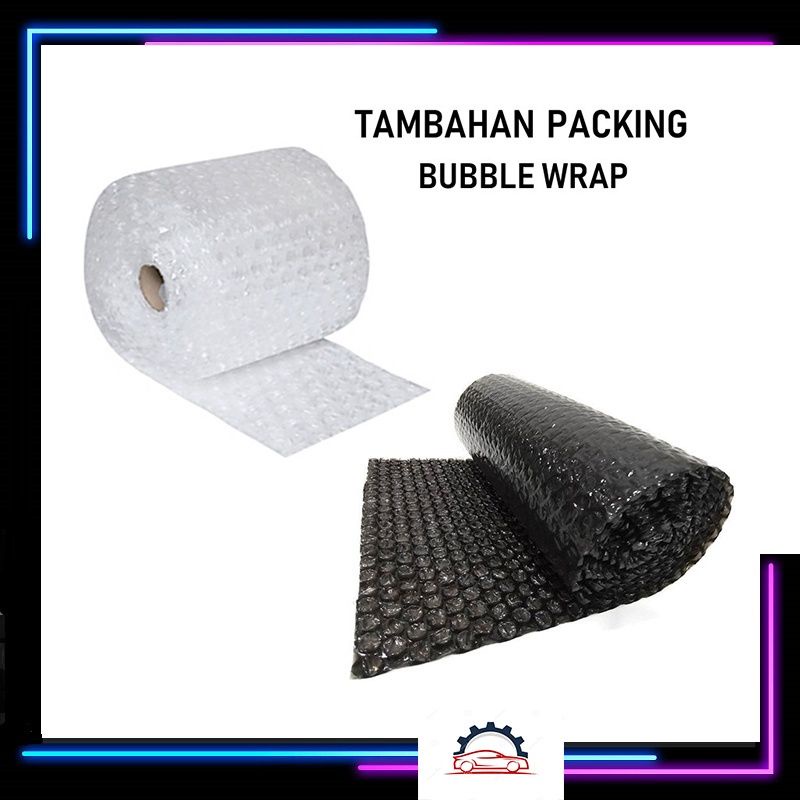 

extra packaging bubblewrap & kardus