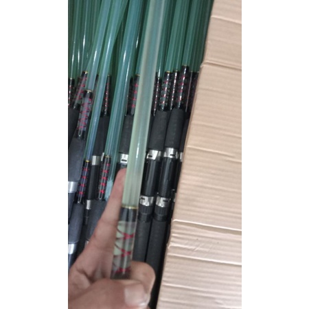 joran rijekan. buttom joran fiber. bahan fiber sidat. fiber bongkotan