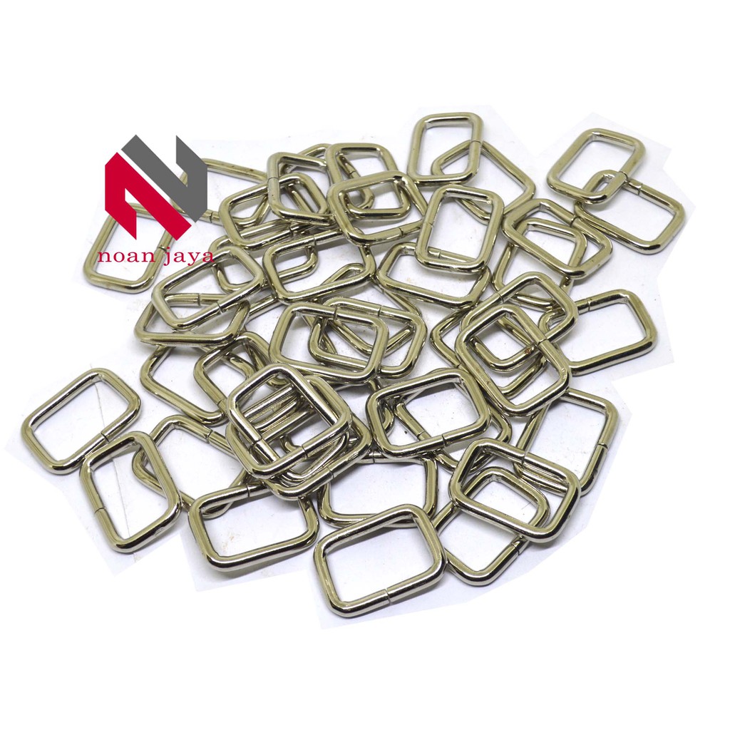 

RING TAS KOTAK UKURAN 2.0 CM PER 1 PCS WARNA NIKEL RK 20 NK