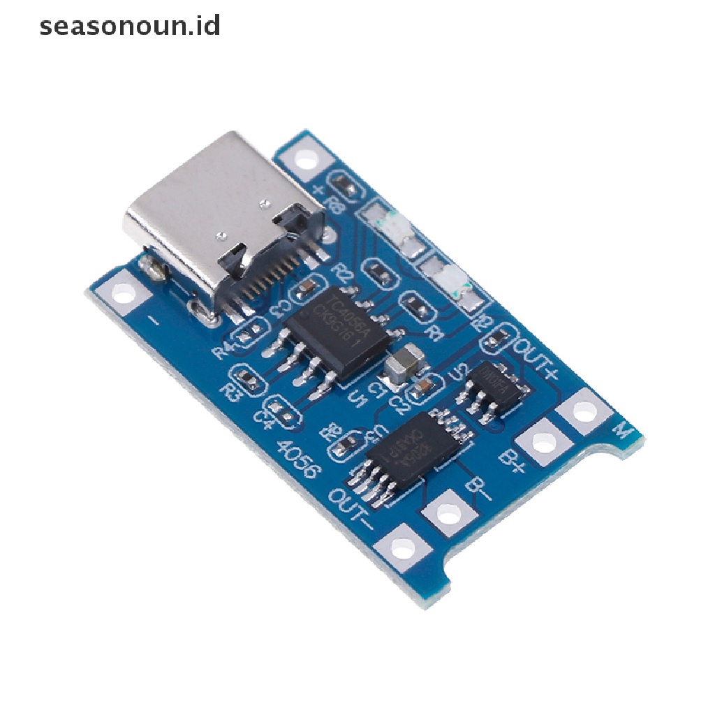 (seasonoun) Tp4056 Modul Pelindung Charger Baterai lithium 18650 5V 1A