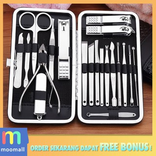 cod gunting kuku set 7 20 pcs nail art set manicure pedicure