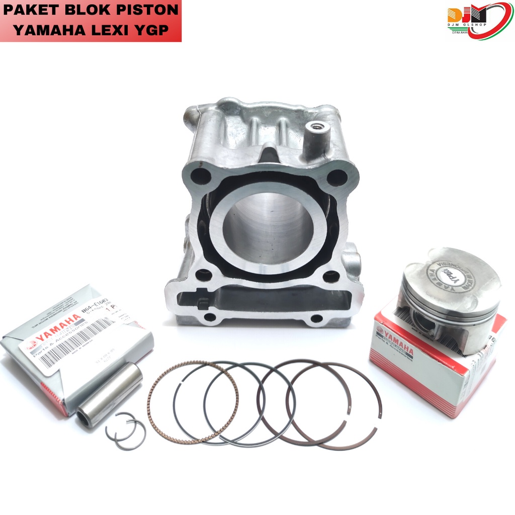 Paket Blok Seher Plus Piston Kit Yamaha LEXI 125 B3F-WB016-00 Original YGP