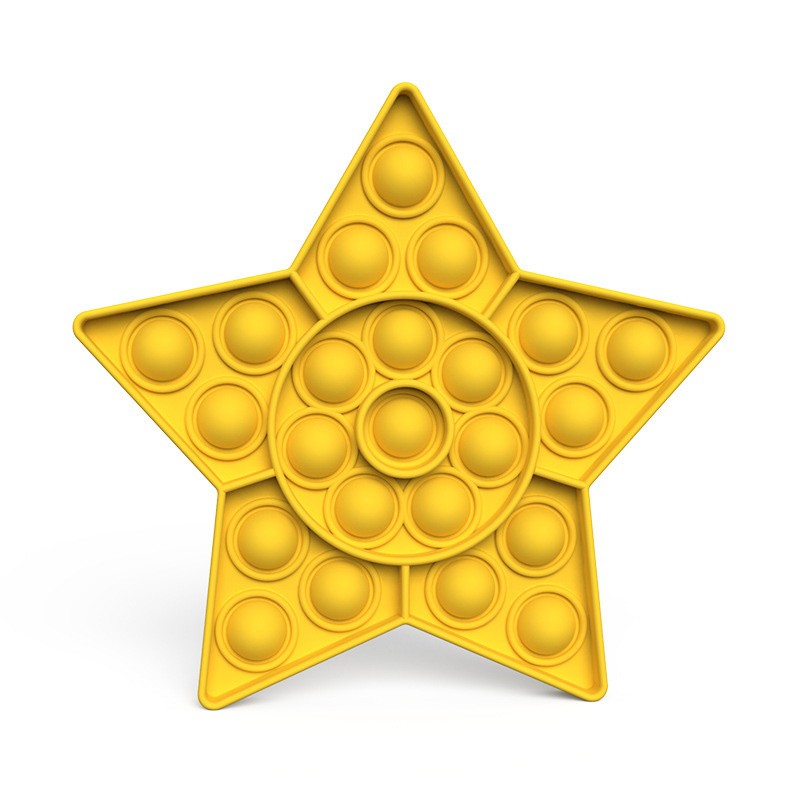 [LOGU] Pop it fidget, Mainan go bang fox mind, Mainan anti stress pop-Star