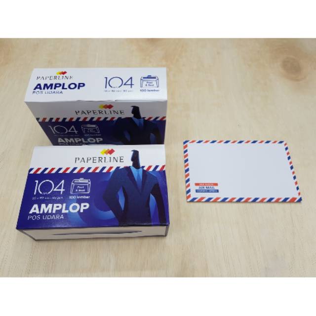 Amplop Putih Paperline 104 Airmail