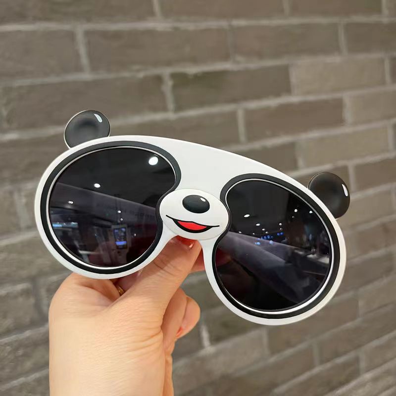 Kacamata Polarized Hitam Anak Model Panda New Trend / Fashion Kacamata Anak Terbaru Model Panda