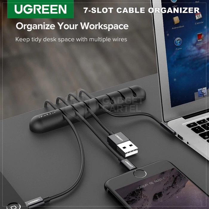 

PEREKAT-PENGIKAT- UGREEN 50320 PENJEPIT KLIP KABEL DATA CABLE CLIP HOLDER ORGANIZER -PENGIKAT-