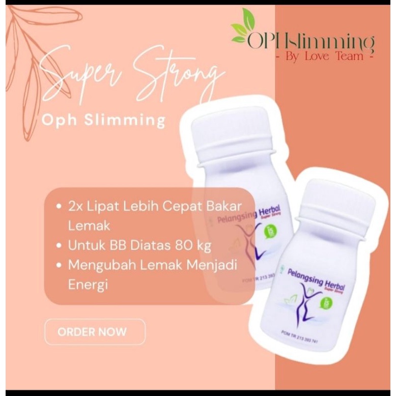 SuperStrong OPH Slimming Pelangsing Badan Menurunkan Berat Badan Pelangsing Herbal