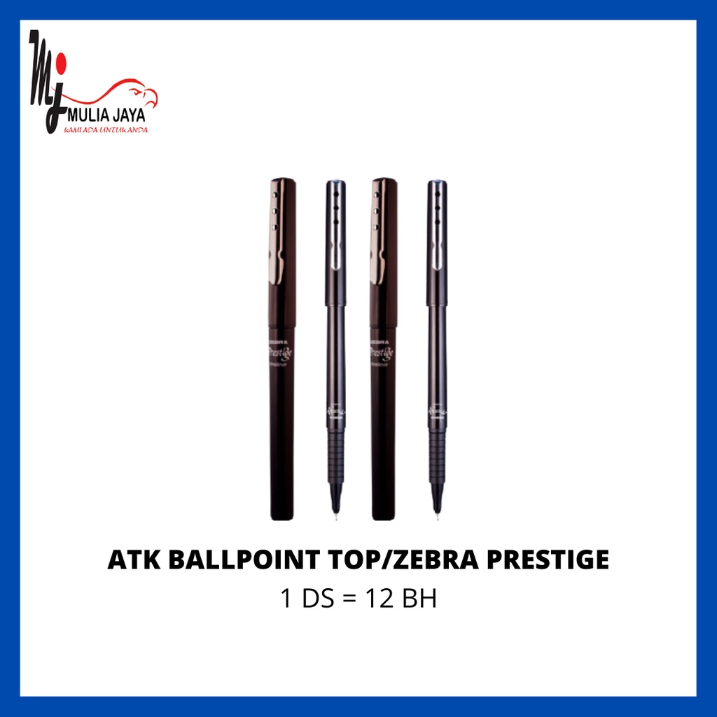 

ballpoint / pulpen / pen Zebra Prestige Fineliner biru