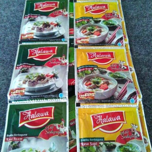

HALAWA Bumbu Penyedap Tanpa MSG 12 pcs