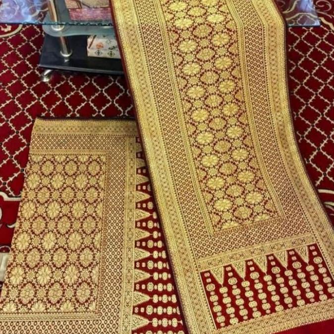 songket palembang asli tenun