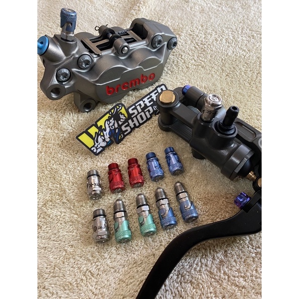 staubli cebol atau stelan angin staubli cbr 02 untuk master rem brembo kaliper brembo galespeed acco