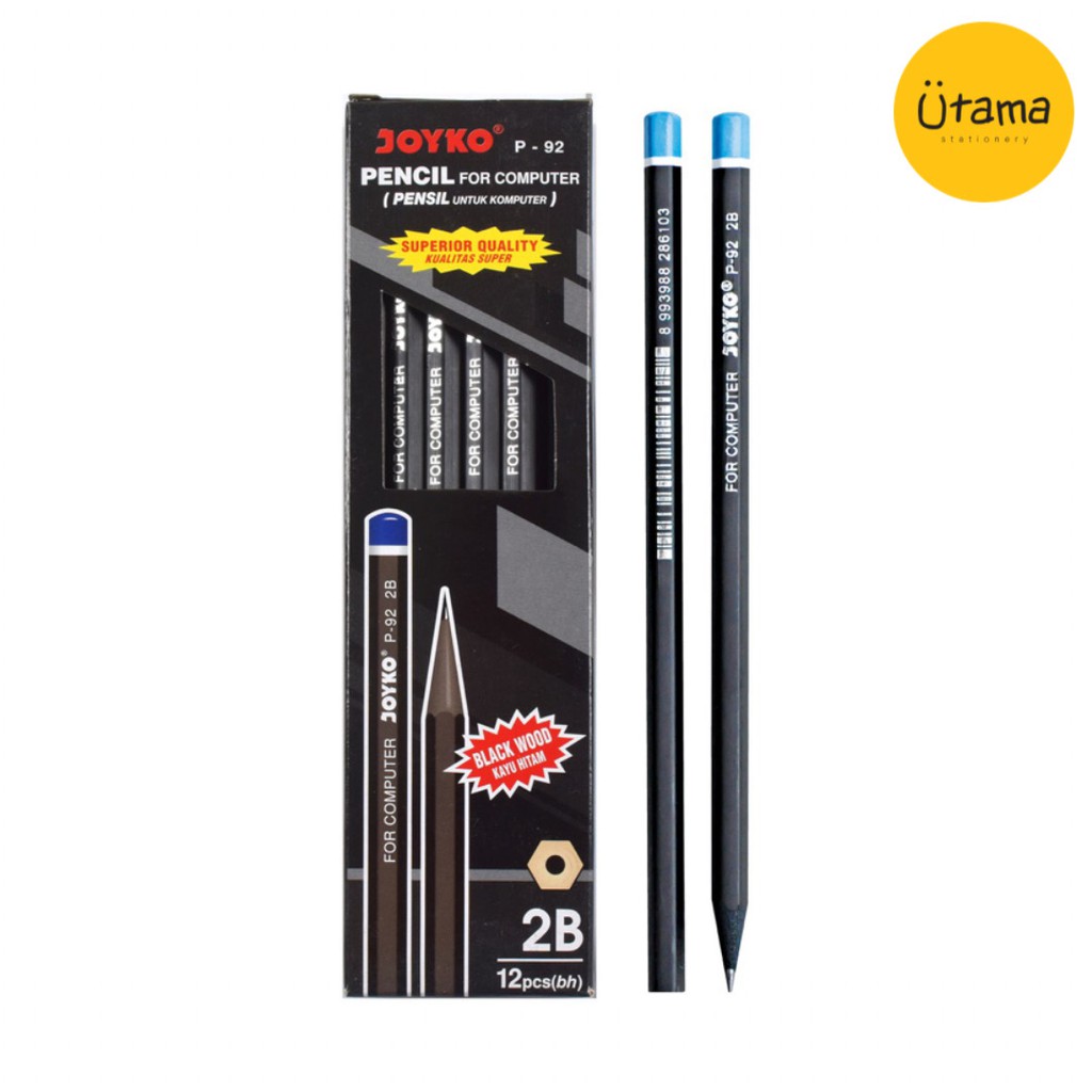 

Pensil Kayu Joyko P-92 2B Satuan/Pencil Ecer/Eceran