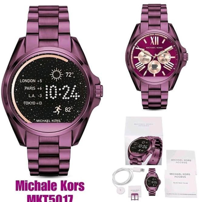 michael kors purple smart watch