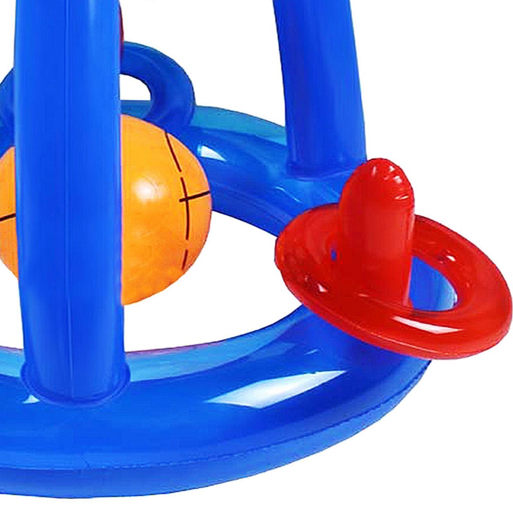 Set Ring Basket Dengan Bola Untuk Pesta Musim Panas