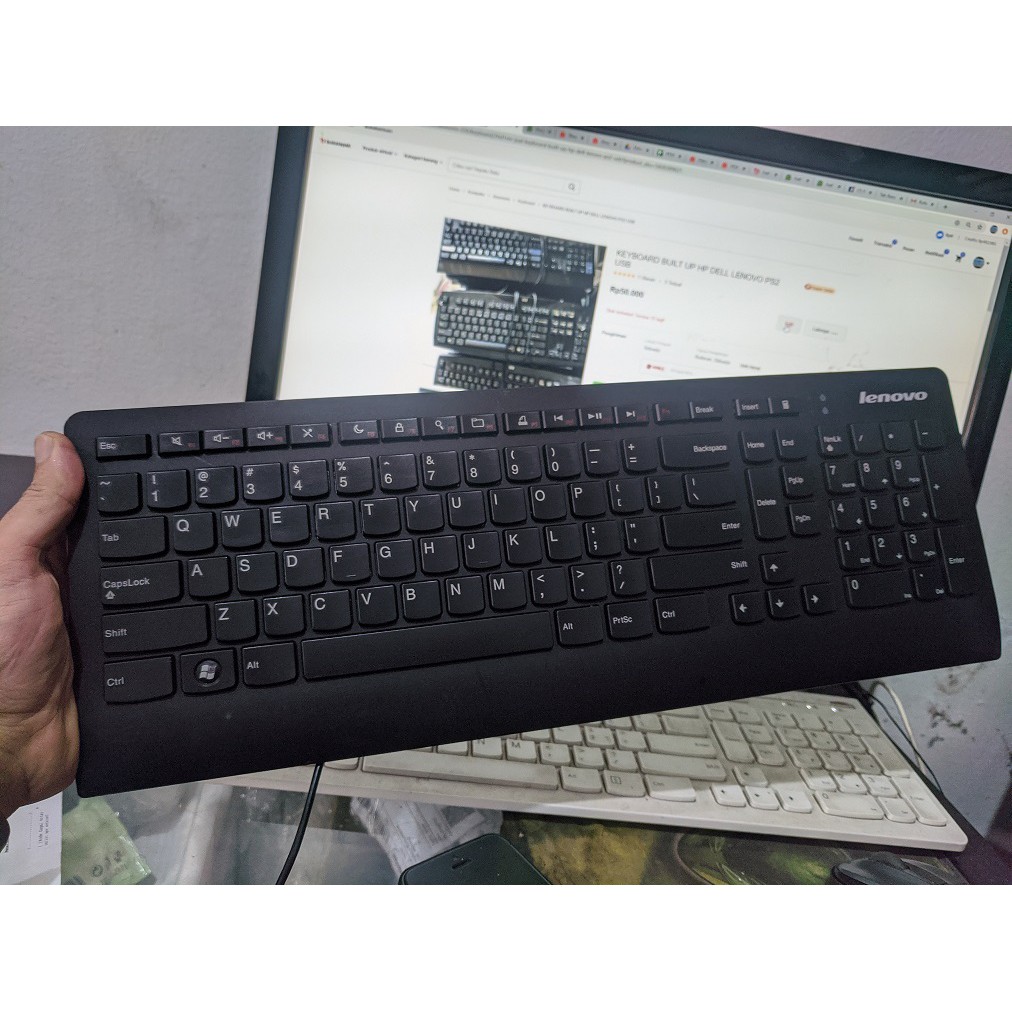 KEYBOARD PC LENOVO BUILT UP PS2/USB