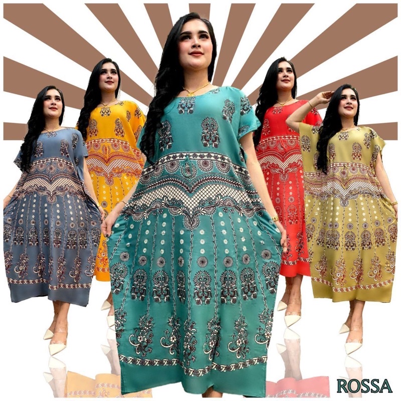 DASTER LOWO JUMBO RAYON MAYANG KUPU LD 120 KEKINIAN BAHAN HALUS ADEM MURAH SERUT DEPAN BEST SELLER-LOWO ROSA