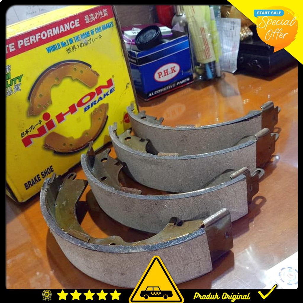 Nihon Kampas Rem Belakang Toyota Kijang Kapsul 7K Efi 2001 Krista