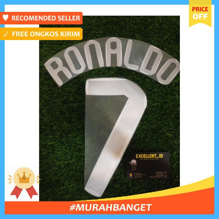 Jersey Bola - Nameset Ronaldo #7.Ucl 2007 2008 (For Manchester United) - Sepak Bola & Futsal