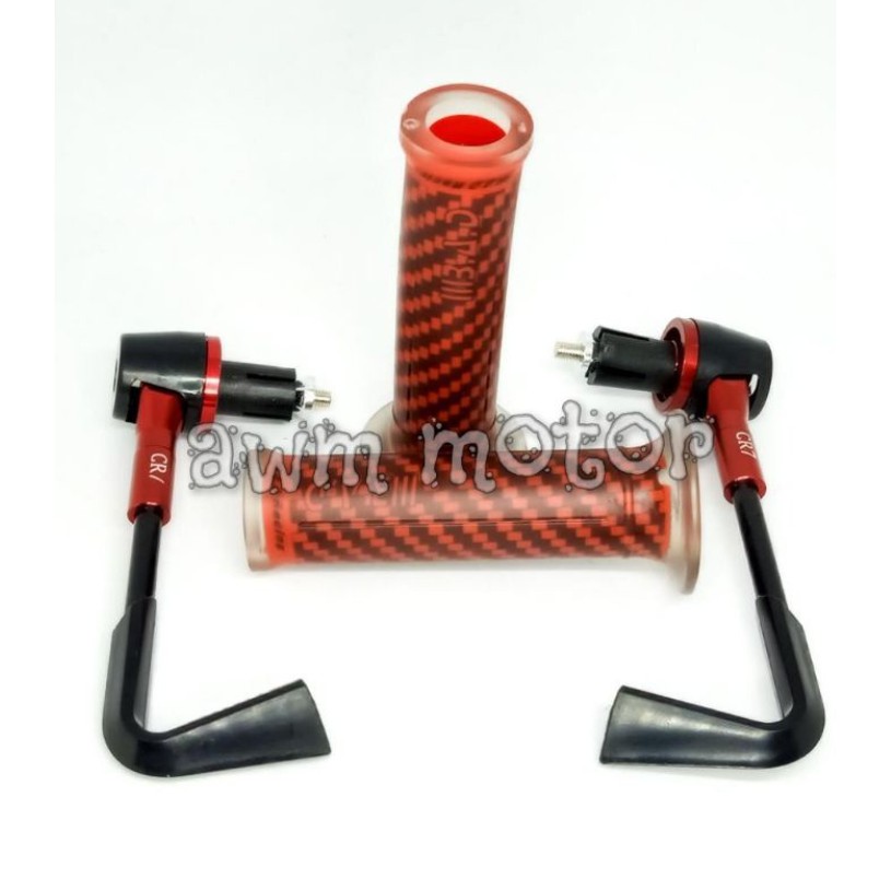 [PAKET STANG ACC] Proguard L Plus Handgrip BAD Carbon 2 item Universal Motor