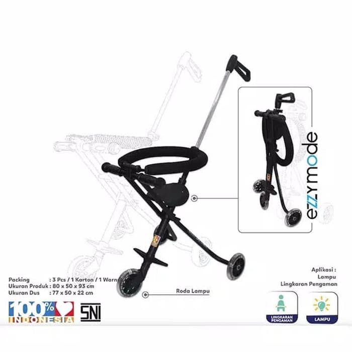 STROLLER ANAK PMB MICRO TRIKE / DORONGAN ANAK EZZY PMB