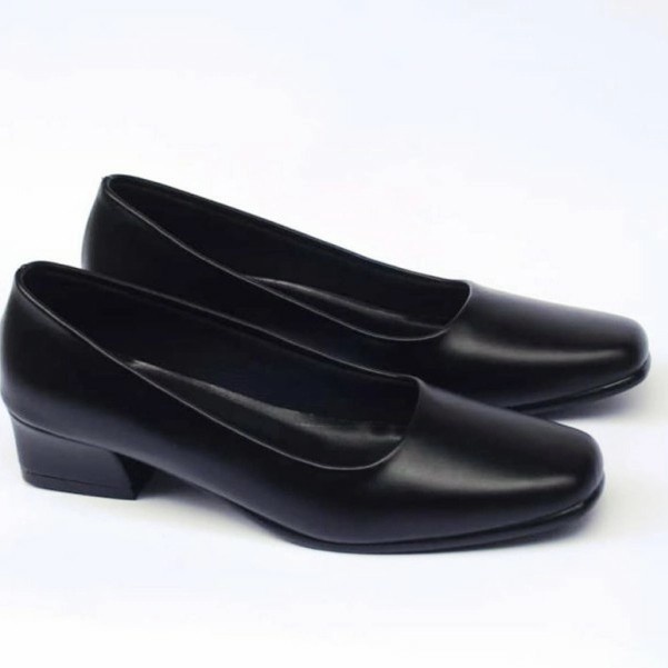 SEPATU PANTOFEL WANITA HAK WEDGES 5CM BIG SIZE UKURAN BESAR JUMBO