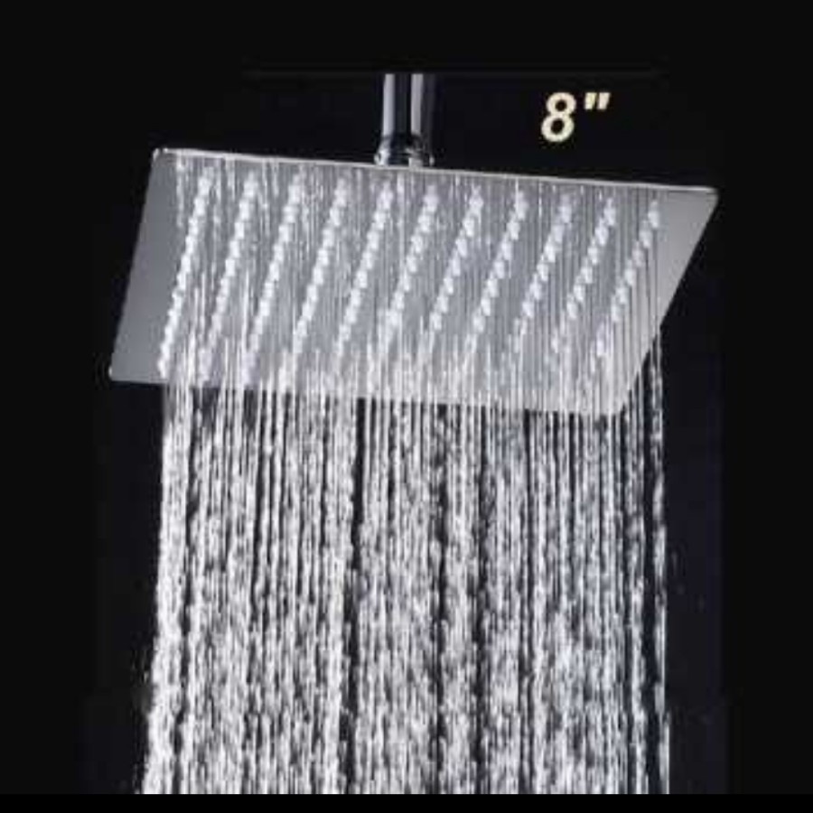 Kepala Shower Kotak Rain Head shower Kotak 8 inch