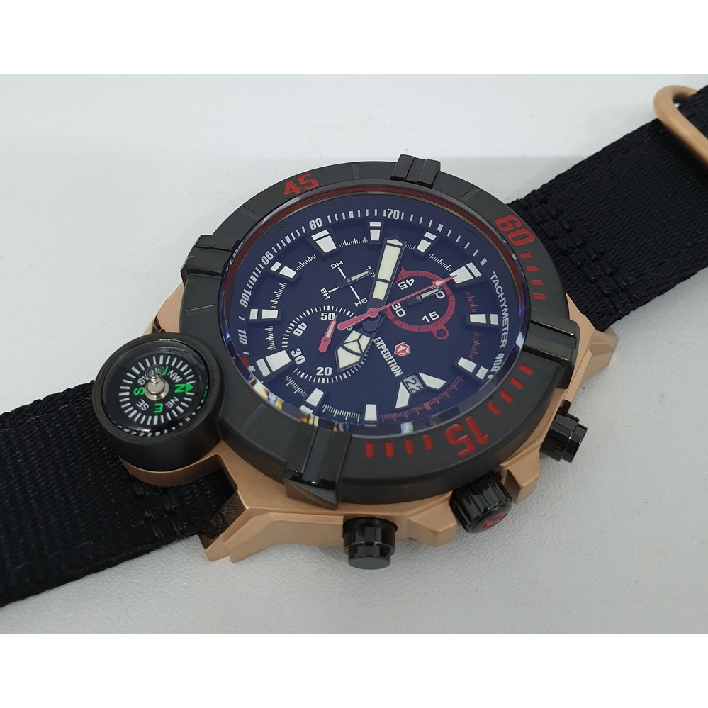 Expedition E6772 Kompas Jam Tangan Pria Original