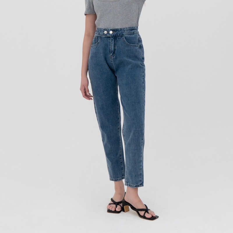 VIERLIN - Jeans 1228 - CELANA HW JEANS BOYFRIEND