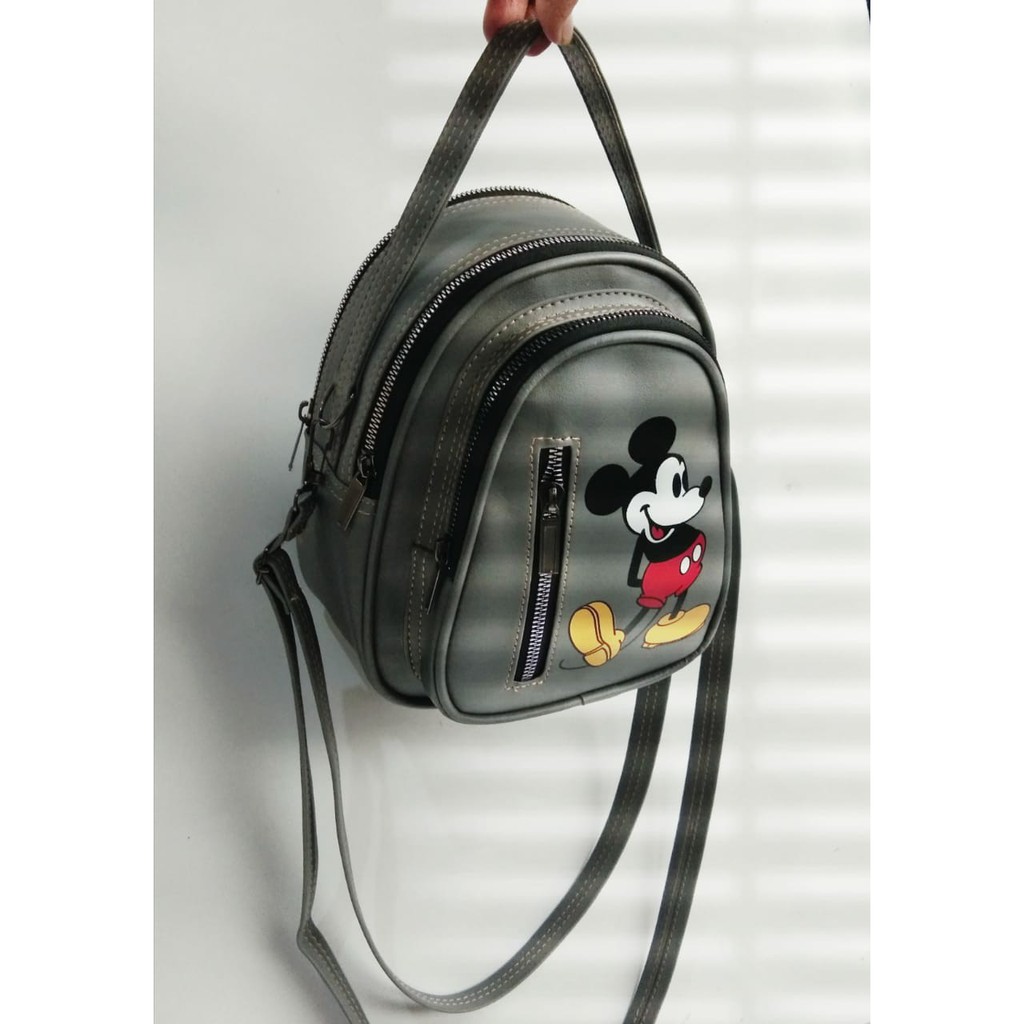 TAS RANSEL MICKEY MOUSE 2IN1 TERBARU 7073