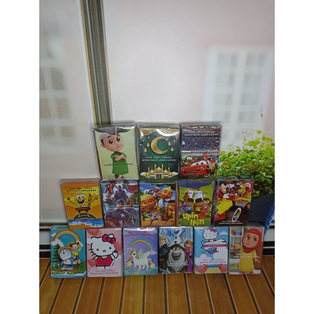 (MLTSTR)  Amplop Lebaran karakter//LUCU DAN UNIK ISI 40 PCS