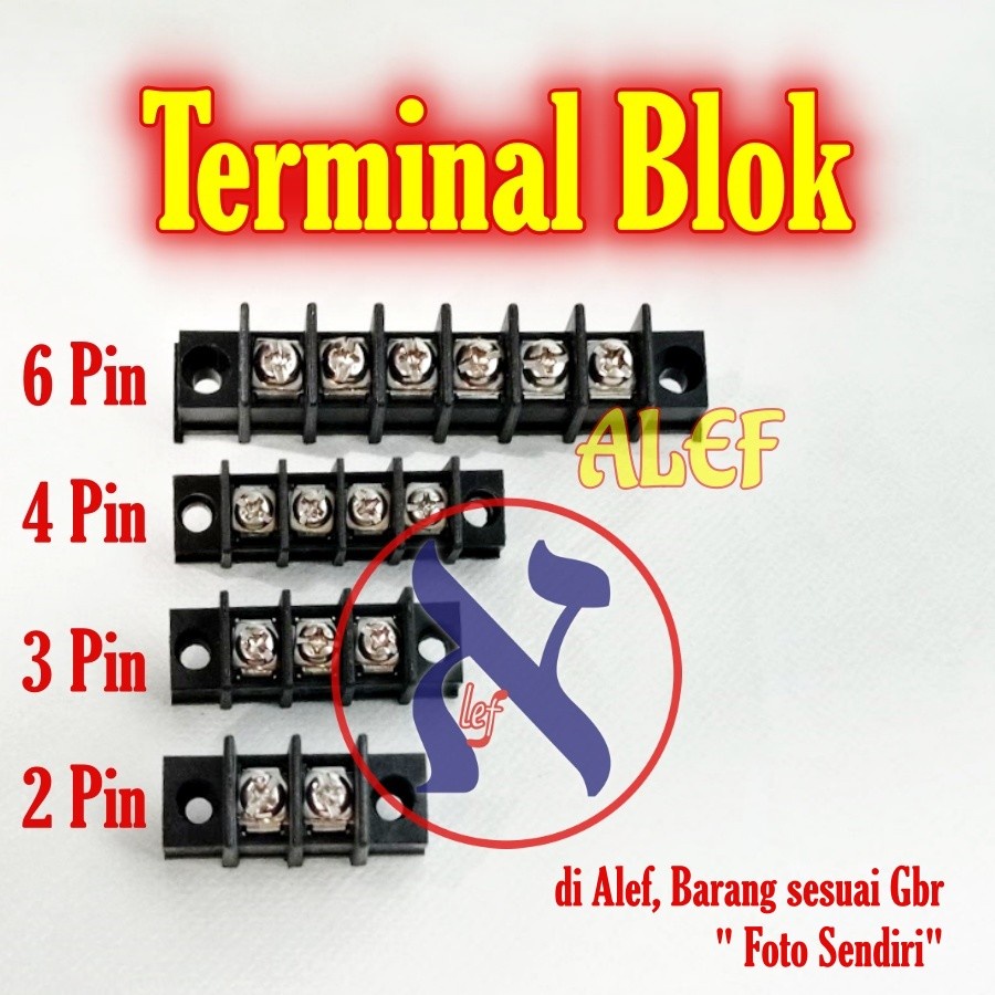 5Pcs Terminal Block Hitam 2 3 4 6 Pin Terminal Block Hitam konektor