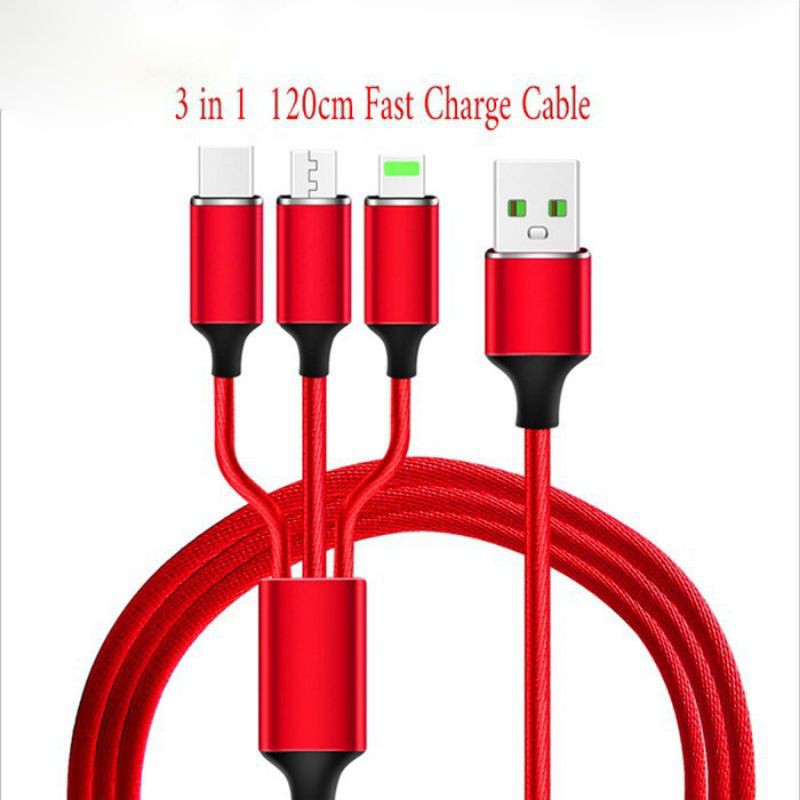 KABEL CHARGER 3 IN 1 UNIVERSAL