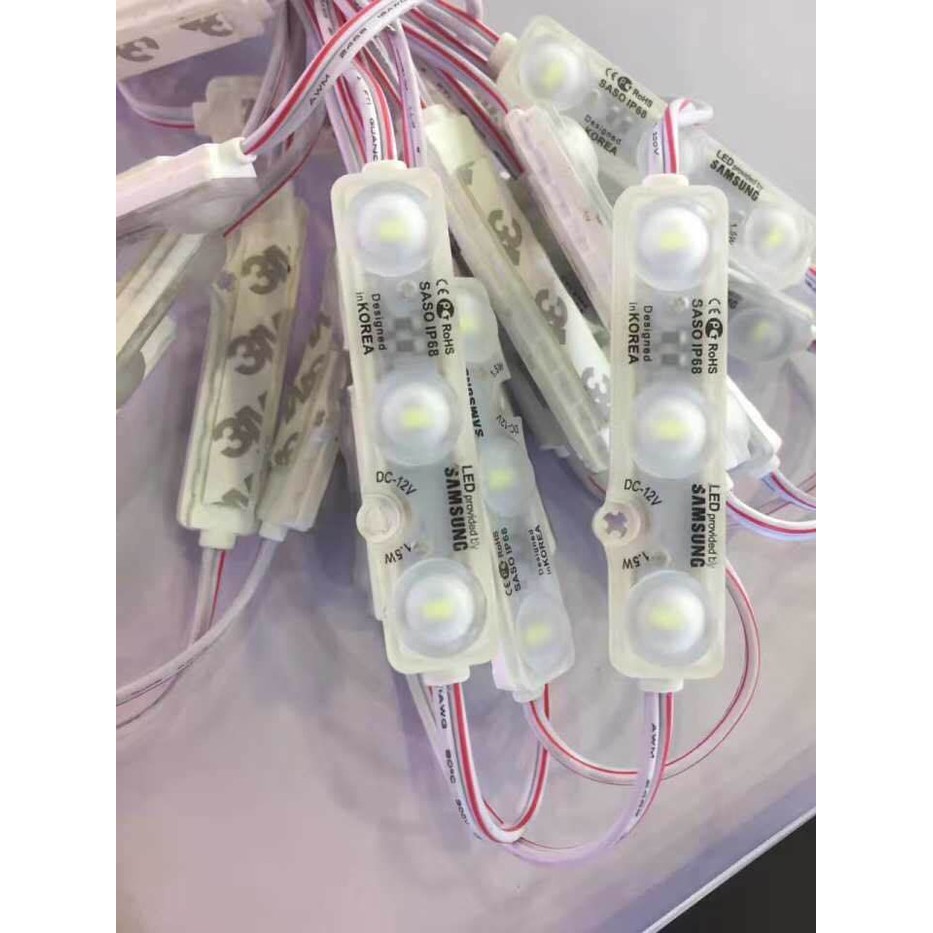 LED strip modul module samsung chip chips 3 mata 12v 1.5 watt 1.5w