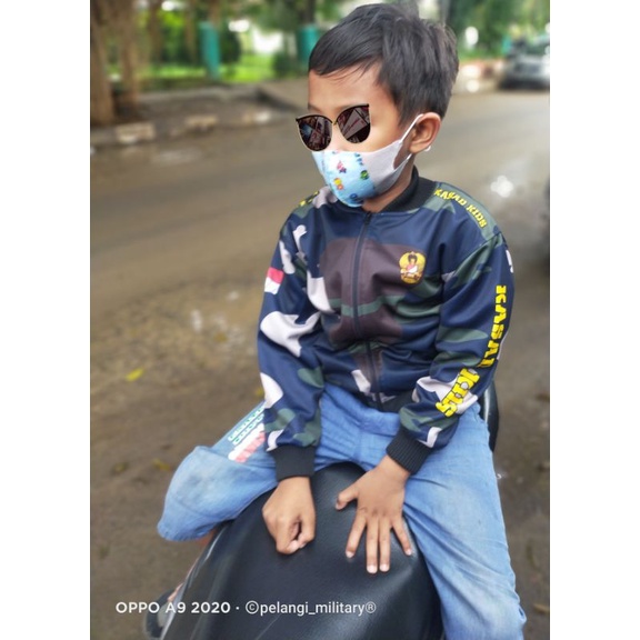 Jaket Anak Model KASAD/Jaket KASAD KIDS/Jaket tactical Anak/Jaket Army Anak